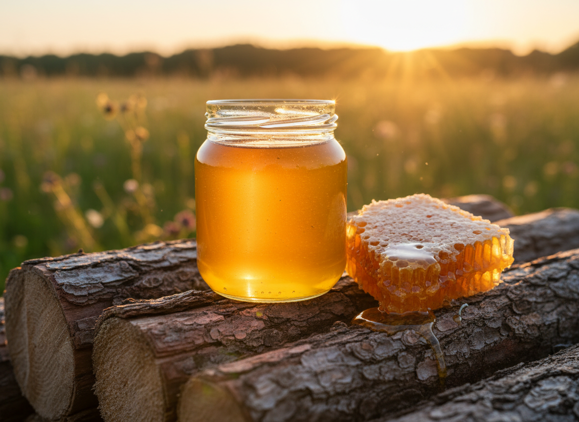 Organic Honey Jar