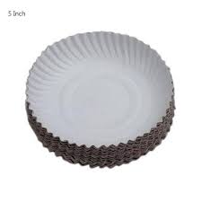 Plain Paper Plates 5 Inches (50N)