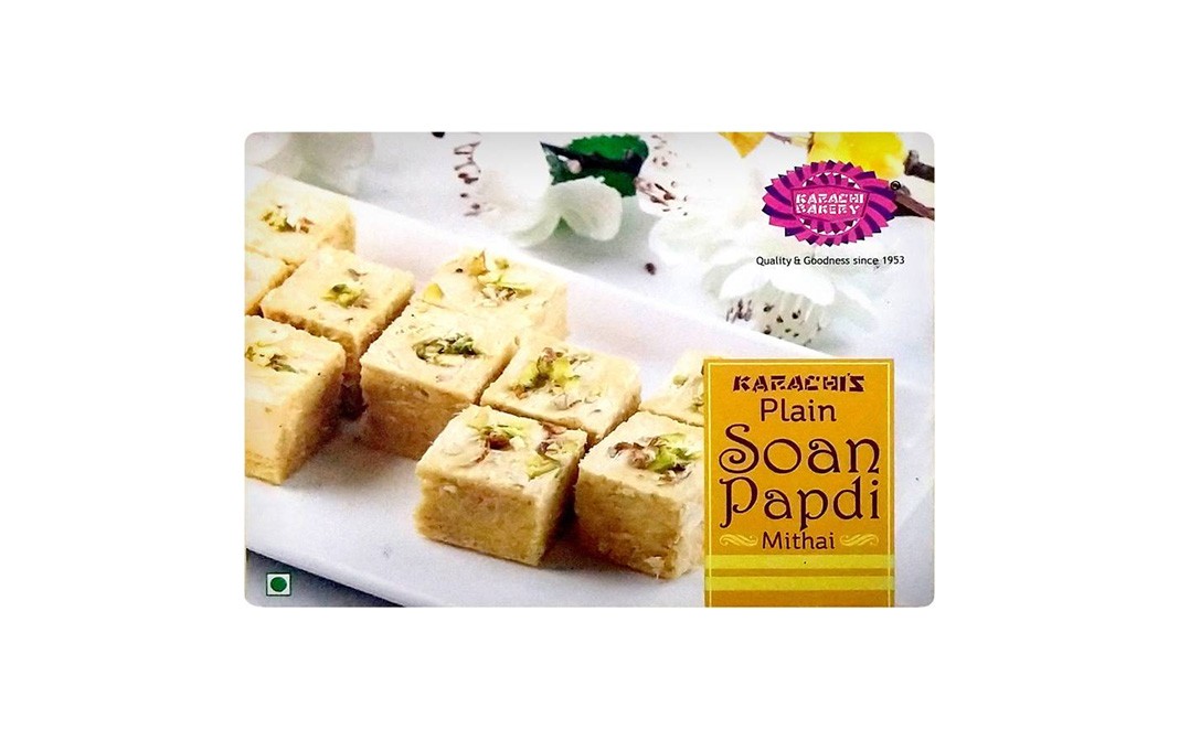 karachi  plain  Soan papdi  200 gms( 1+1)