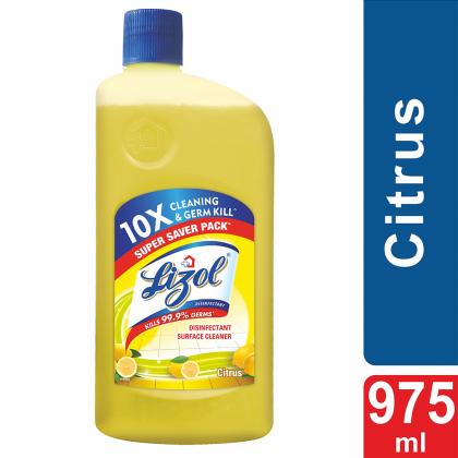 Lizol  All in 1 Surface Cleaner Citrus  975 ml