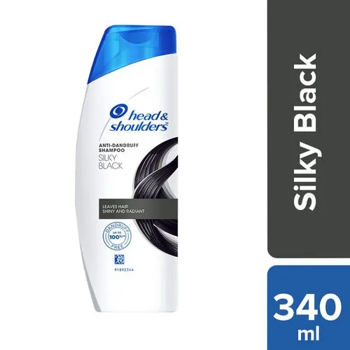 Head&shoulder anti dandruff shampoo silky black 340ml