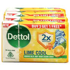 Dettol Lime Cool BUY 3 GET 1 FREE 500 gms