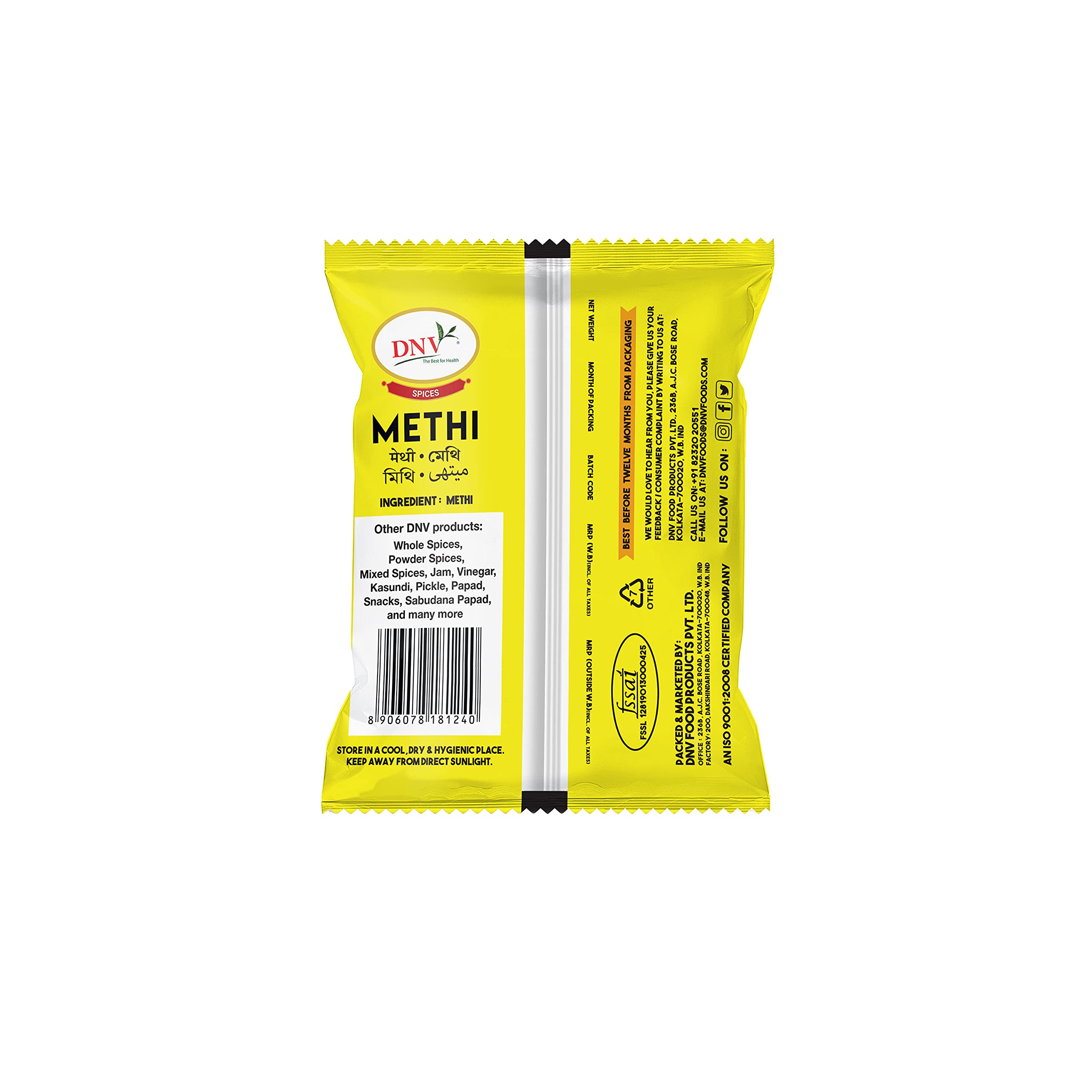 DNV methi 20g