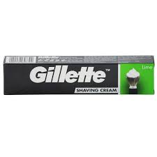 gillitte lime shaving cream 70g