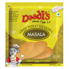 Daadis Crisp Wheat Masala  Papads (10N) 180 gms