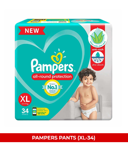 Pampers XL 12-17 Kg 34 Pants