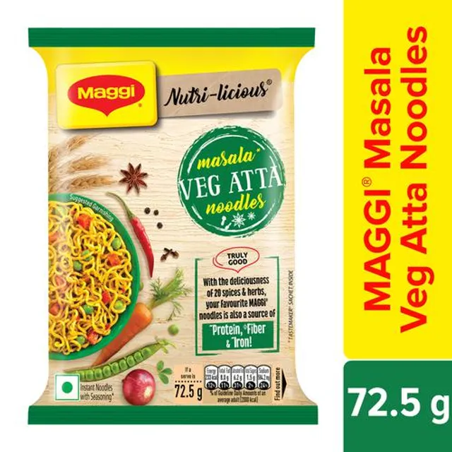maggi masala veg atta noodles with spinach 72.5 grams