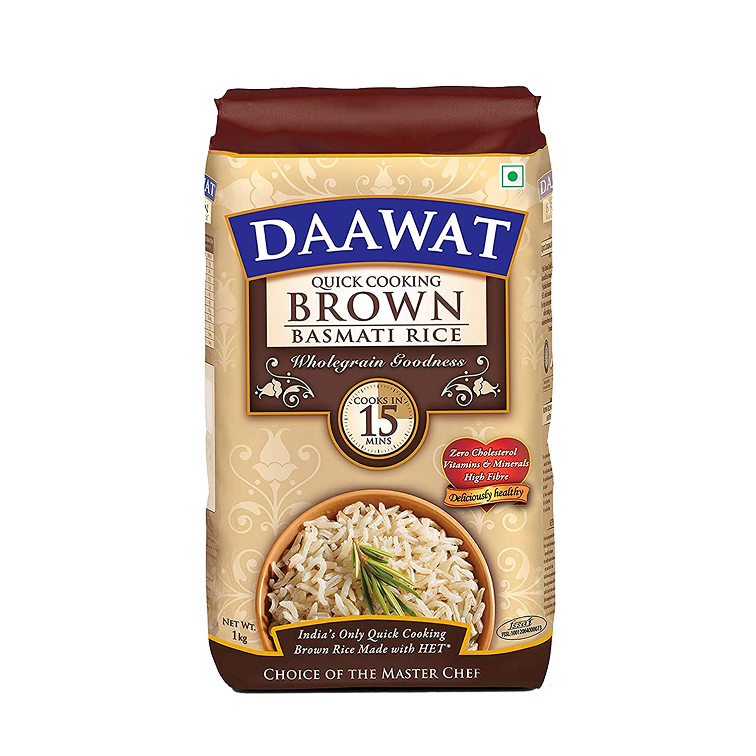 Daawat Brown Basmati Rice 1 Kg
