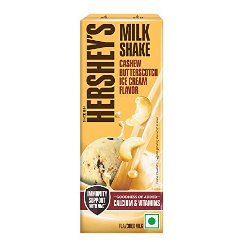 hersheys milk shake cashew butterscotch icecream  flavour  180 ml