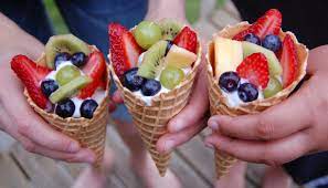 Scoops Fruit Biscuit King Cone 85 ml