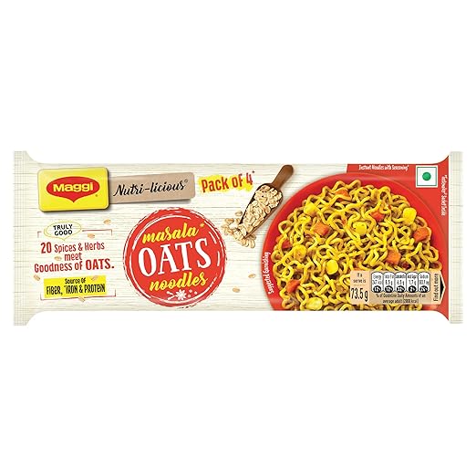 maggi masala oats noodles 4- pack 294 grams