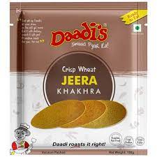 Daadis Crisp Wheat Jeera Papads (10N) 180 gms