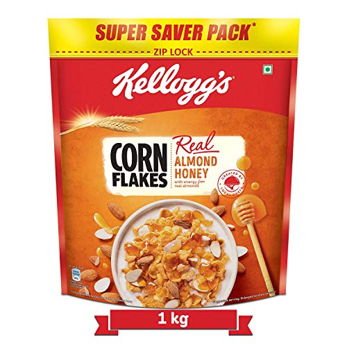 Kelloggs Corn Flakes Real Almond Honey 1 Kg