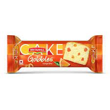 Britannia Cake Gobbles orange bites  50G