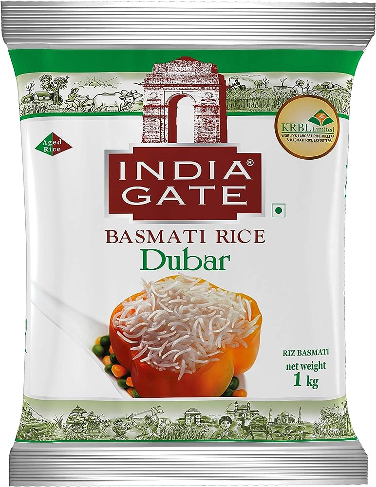 India Gate Basmati Rice Dubar 1 kg