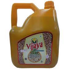 Vijaya Double Filtered Groundnut Oil 5 Litre