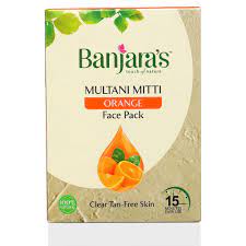 Banjaras Multani Mitti Orange Face Pack 100 gms