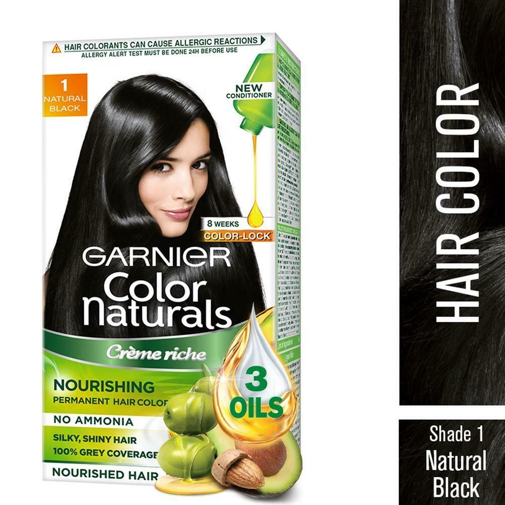 Garnier 1 Natural Black Hair Color 35 ml + 30 gms