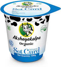 Akshayakalpa Organic Set Curd 400 gms
