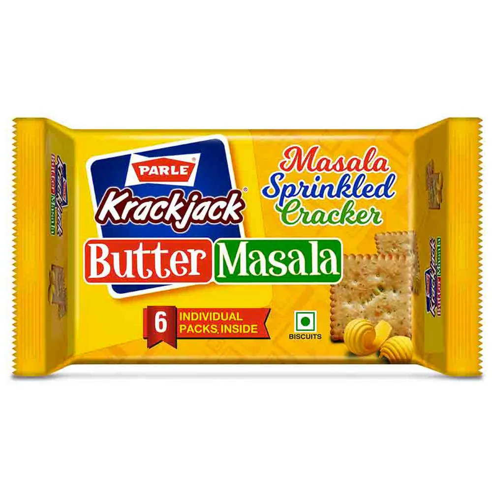 Parle Krack Jack  Butter Masala (6N) 307.8 gms