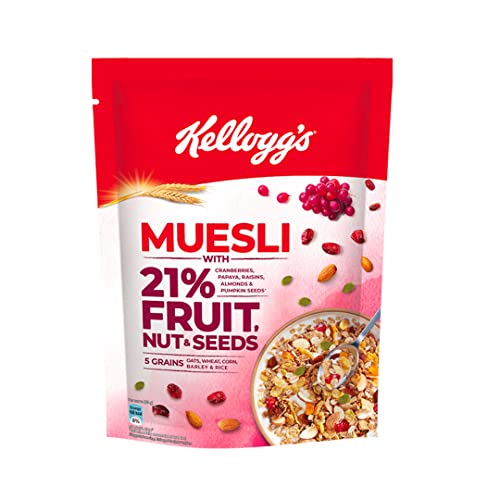 Kelloggs Muesli 21% Fruit Nut Seeds 240 gms