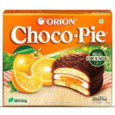 Orion Choco Pie Orange (12N) 336 gms