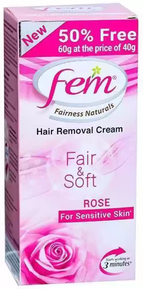Fem Hair Removal Cream Fair & Soft 60gms