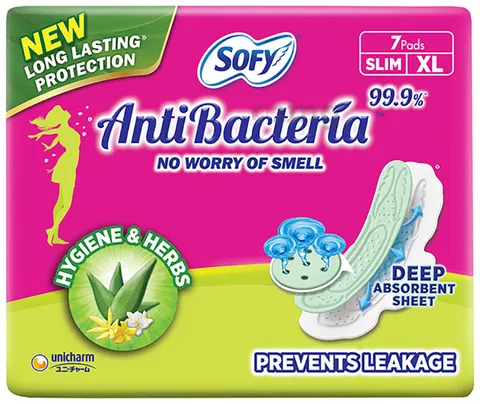 Sofy anti bacteria XL 14 pads
