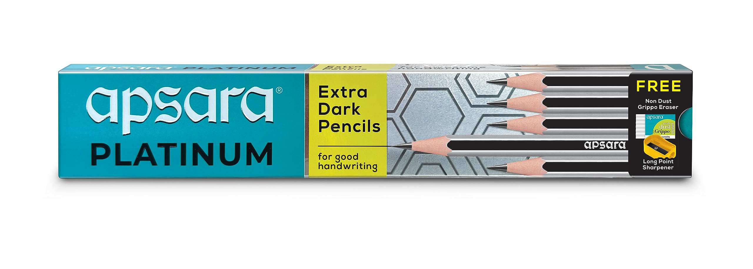 Apsara Platinum Extra Dark Pencils (10N)