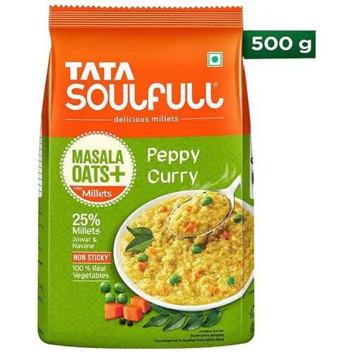 TATA Peppy Curry Masala Oats with millets 500 gms