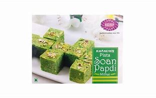 karachi  pista Soan papdi  200 gms( 1+1)