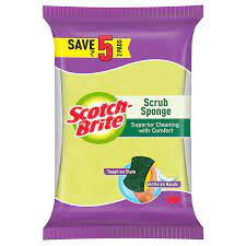 Scrotch Brite Sponge  Scrub (2N)