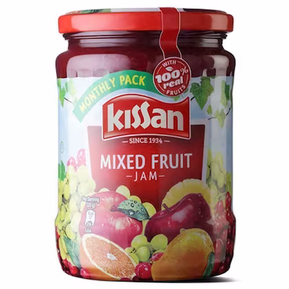 kissan jam mixed fruit jam 700 grams
