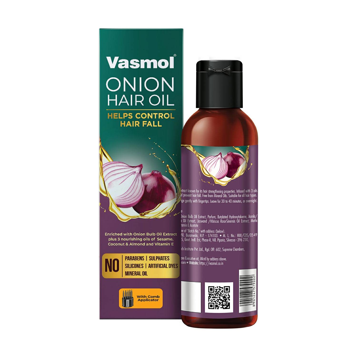 `Vasmol Onion hair Oil 100 ml