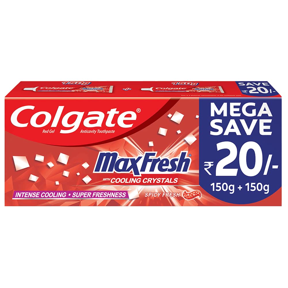 Colgate Tooth Paste Maxfresh Red gel 2 x 150 gms