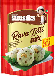 Swastiks Rawa Idly Mix 1+1 250 gms