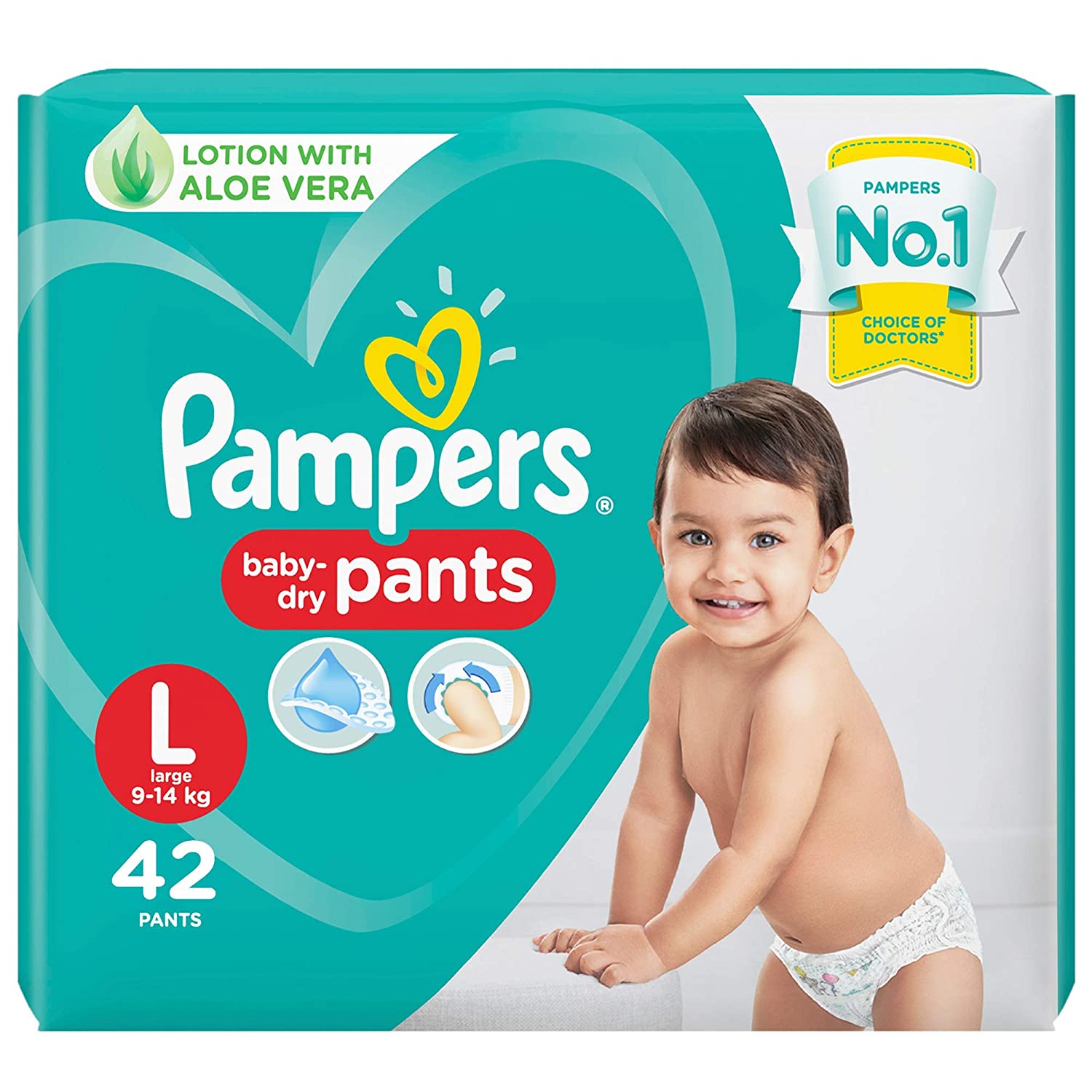 Pampers L 9-14 Kg 42 Pants