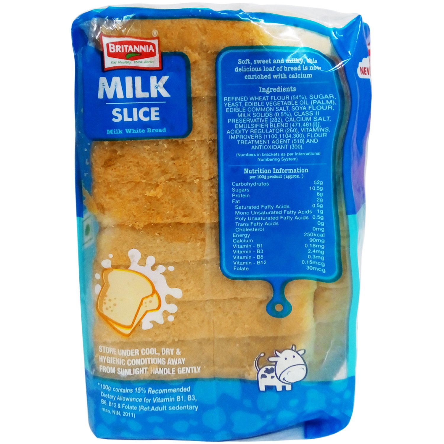 Britannia Milk Slice Bread 350 gms