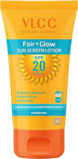Vlcdc Fair Glow Sun Screen Lotion  50 gms