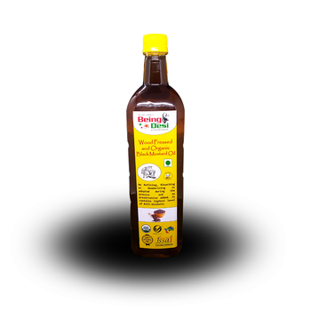 Being Desi organic&wood pressed black mustard oil 1000 ml