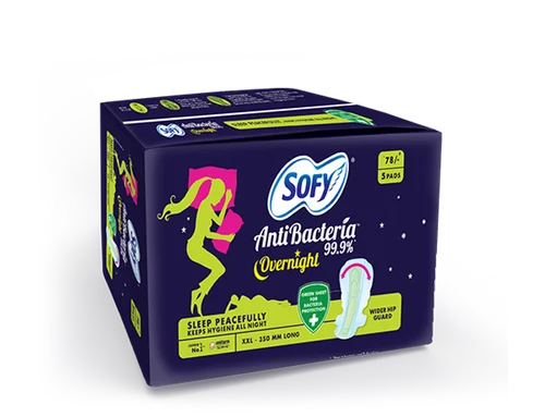 Sofy anti bacteria overnight xxl 350mm 20pads