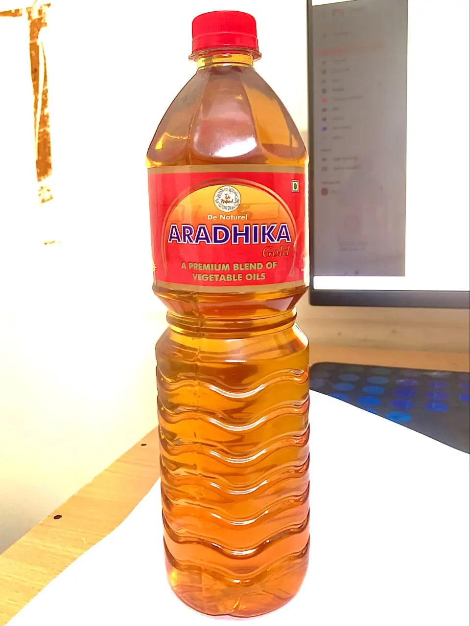 DE Natural  Aradhika Rice Bran oil 1 litre