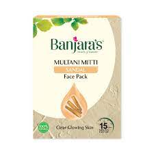 Banjaras Multani Mitti Sandal Face Pack 100 gms