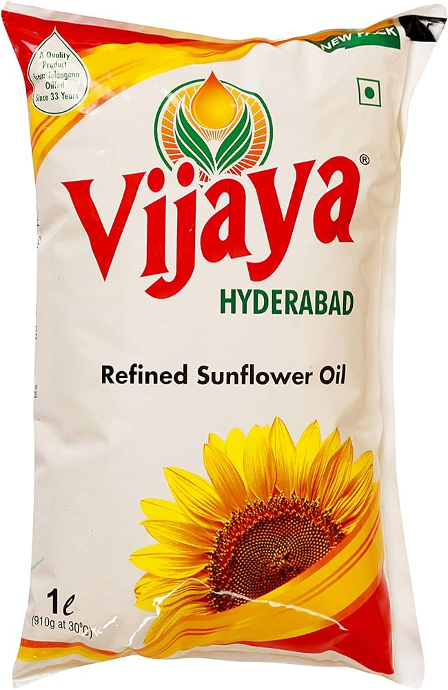 vijaya refined sunflower oil 1 litre