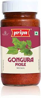 Priya Gongura Pickle With Garlic 300 gms
