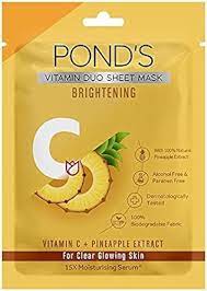 Ponds Vitamin Duo Sheet Mask  25 ml