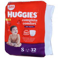 Huggies complete comfort small dry pants  32 pants