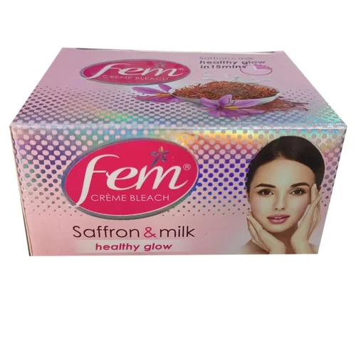 Fem creme bleach saffron milk 64 gms