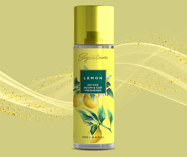 Signature lemon no gas room &car  spray 250 ml