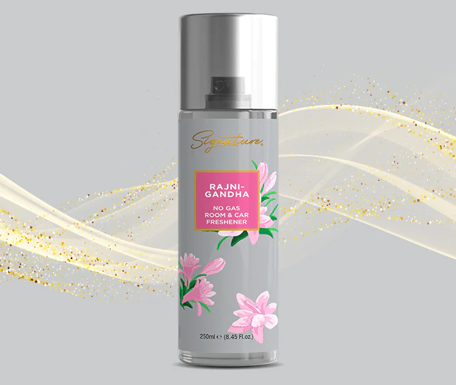 Signature Rajnigandha no gas room &car  spray 250ml